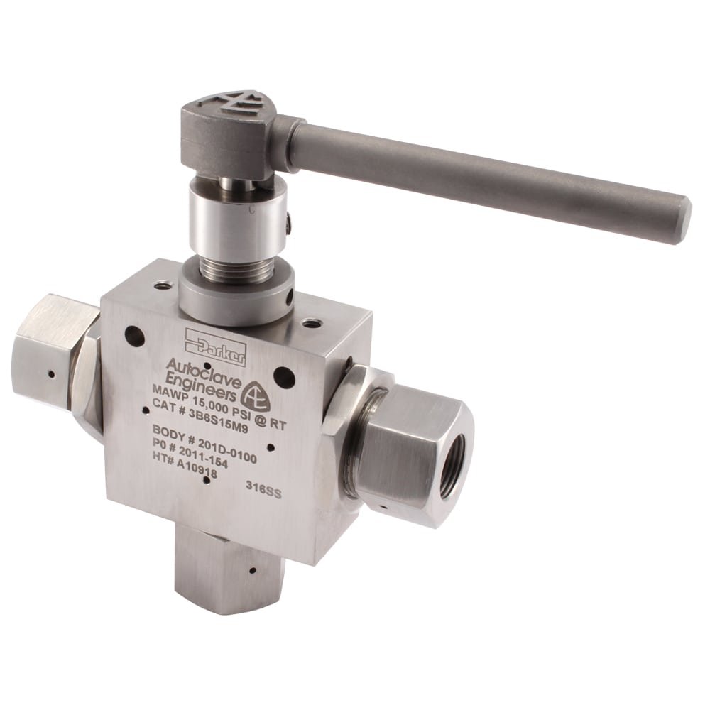 Ball Valve, 3 Way 3B Series