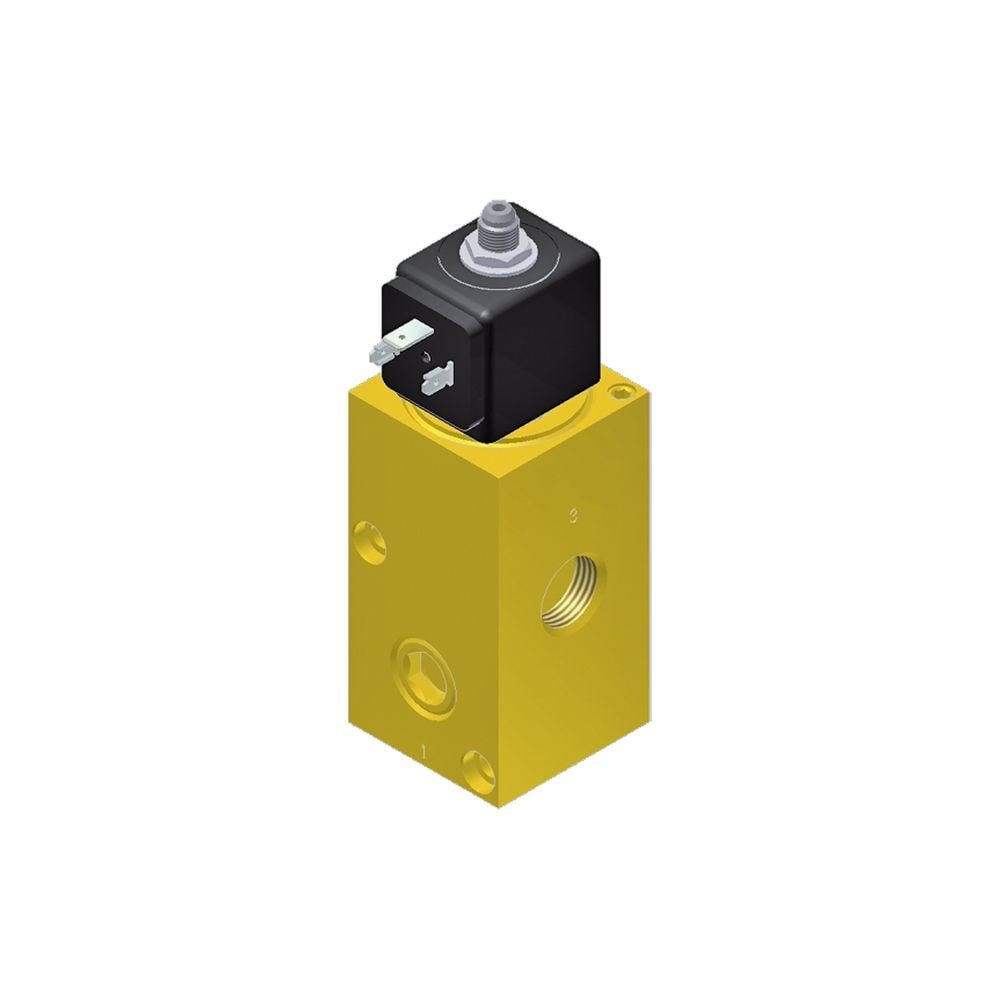 Parker 3-Way Normally Open, 1/2″ Solenoid Valve